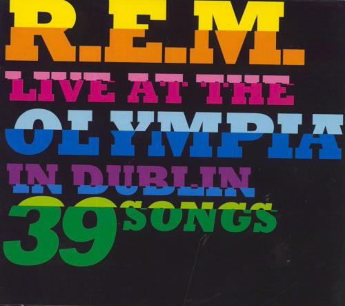 REM Live At The Olympia 3-disc CD/DVD Set UK REM3DLI828281