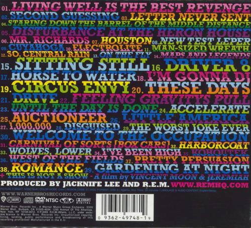 REM Live At The Olympia 3-disc CD/DVD Set UK REM3DLI828281