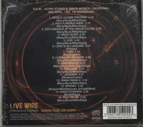 REM Live In Santa Monica, California 1991 - Sealed CD single (CD5 / 5") UK REMC5LI666867