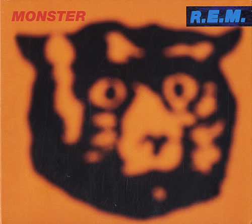 REM Monster - Promo Stamped 2-disc CD/DVD set UK REM2DMO620269