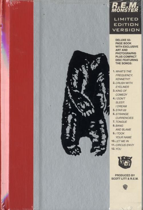 REM Monster Book Pack Sealed US CD album (CDLP) (549992)