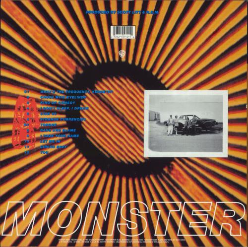 REM Monster vinyl LP album (LP record) US REMLPMO157117