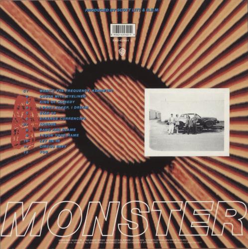 REM Monster vinyl LP album (LP record) German REMLPMO362522