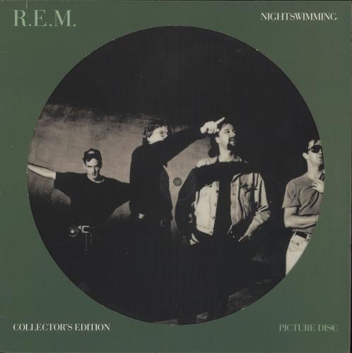 REM Nightswimming 12" vinyl picture disc (12 inch picture record) UK REM2PNI19369