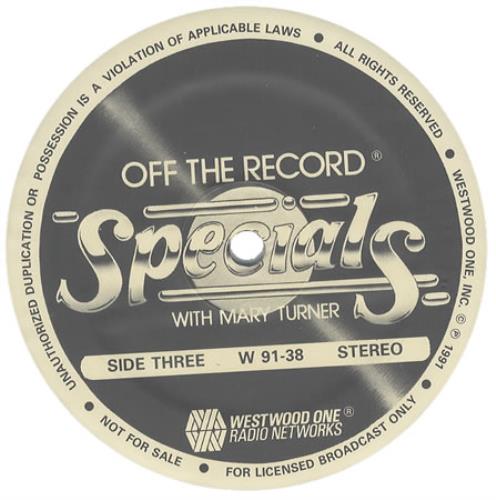 REM Off The Record Special vinyl LP album (LP record) US REMLPOF390761