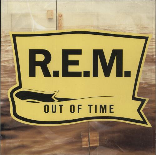 REM Out Of Time - Shrink vinyl LP album (LP record) UK REMLPOU864919