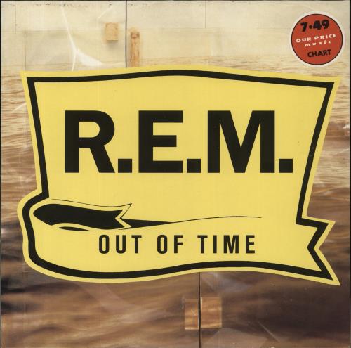 REM Out Of Time - VG vinyl LP album (LP record) UK REMLPOU678787