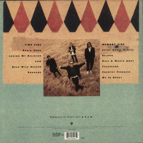 REM Out Of Time - VG vinyl LP album (LP record) UK REMLPOU678787