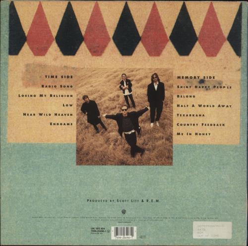 REM Out Of Time - VG vinyl LP album (LP record) UK REMLPOU879674