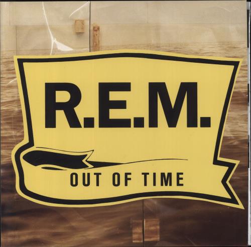 REM Out Of Time - Yellow 180gram Vinyl + PVC sleeve vinyl LP album (LP record) UK REMLPOU828987