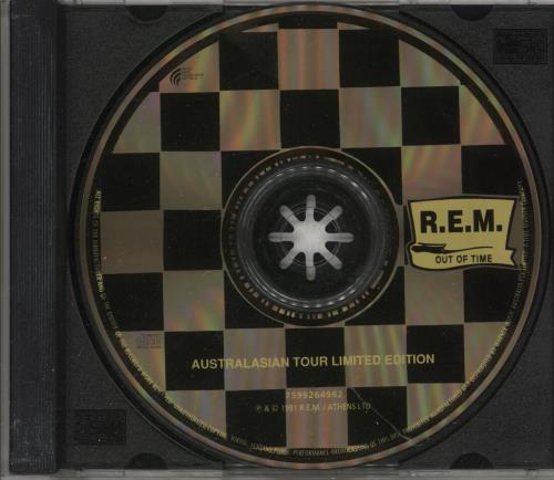 REM Out Of Time: Australasian Tour Edition CD album (CDLP) Australian REMCDOU38762