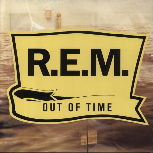 REM Out Of Time vinyl LP album (LP record) UK REMLPOU179685