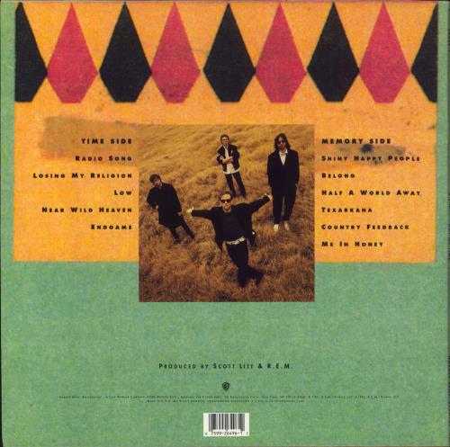 REM Out Of Time vinyl LP album (LP record) US REMLPOU226132