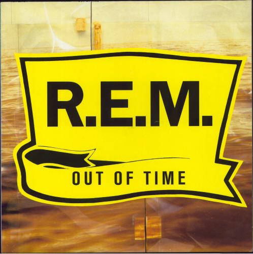 REM Out Of Time vinyl LP album (LP record) German REMLPOU801986