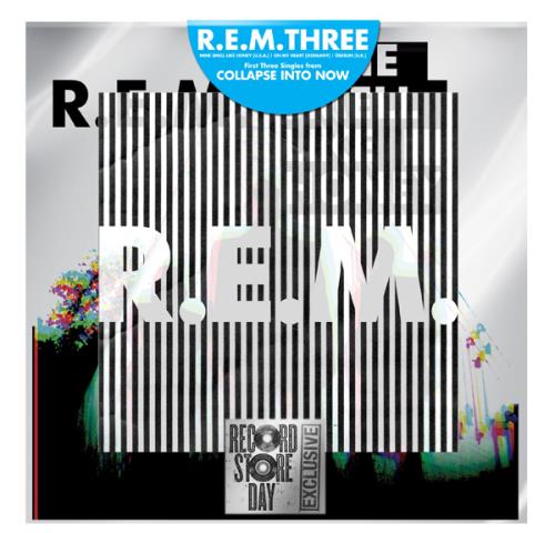 REM R.E.M. Three - Record Store Day 7" vinyl single (7 inch record / 45) US REM07RE537023