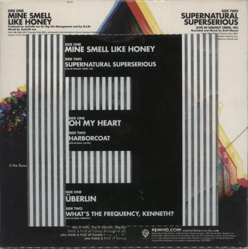 REM R.E.M. Three - Record Store Day 7" vinyl single (7 inch record / 45) US REM07RE865146
