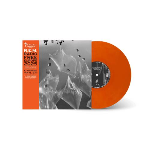 REM Radio Free Europe 2025 - Orange Vinyl - Sealed 10" vinyl single (10 inch record) US REM10RA876942