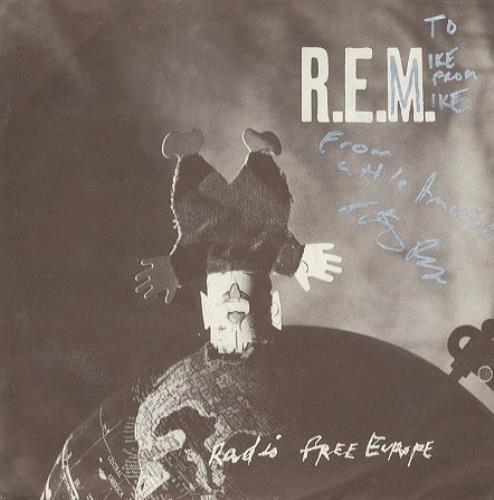 REM Radio Free Europe 7" vinyl single (7 inch record / 45) US REM07RA442792
