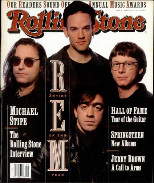 REM Rolling Stone - March 5th 1992 magazine US REMMARO44515