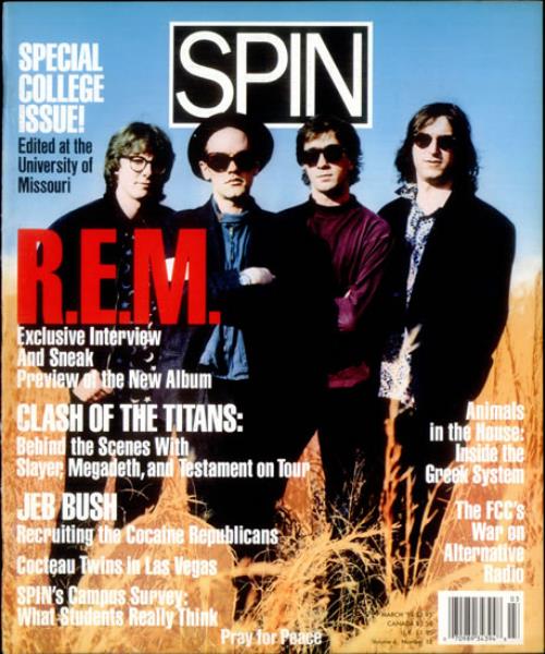 REM Spin Pair Of Magazines US Promo magazine (537663) TWO MAGAZINES