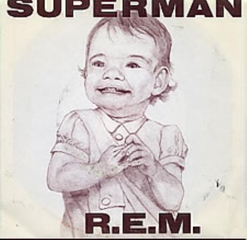 REM Superman 7" vinyl single (7 inch record / 45) US REM07SU31932