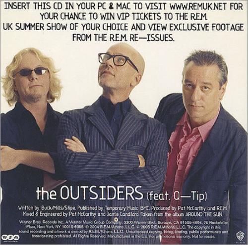 REM The Outsiders 3" CD single (CD3) US REMC3TH407650