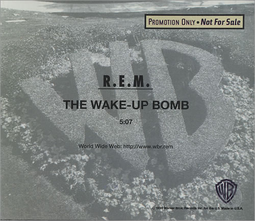 REM The Wake-up Bomb CD single (CD5 / 5") US REMC5TH83757