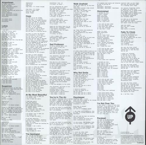 REM Up - Damont Pressing + Insert 2-LP vinyl record set (Double LP Album) US REM2LUP832286