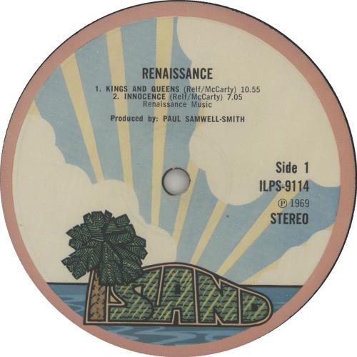 Renaissance Renaissance - 2nd - VG/EX vinyl LP album (LP record) UK RENLPRE674575