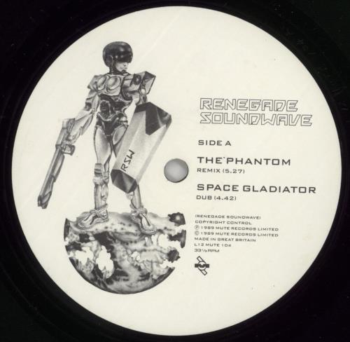 Renegade Soundwave Space Gladiator - Mixes 12" vinyl single (12 inch record / Maxi-single) UK RSW12SP177724