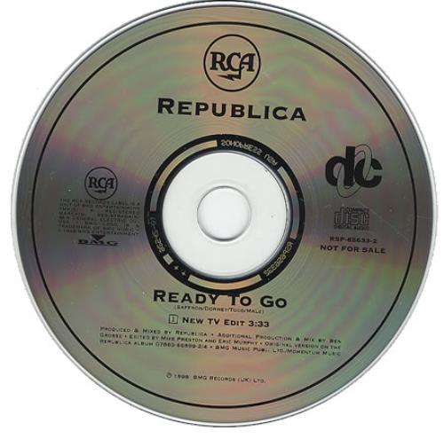 Republica Ready To Go CD single (CD5 / 5") US UBLC5RE153912