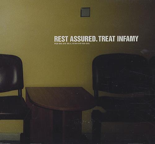 Rest Assured Treat Infamy CD single (CD5 / 5") UK USSC5TR186121