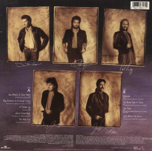 Restless Heart Big Dreams In A Small Town vinyl LP album (LP record) US R0XLPBI612397