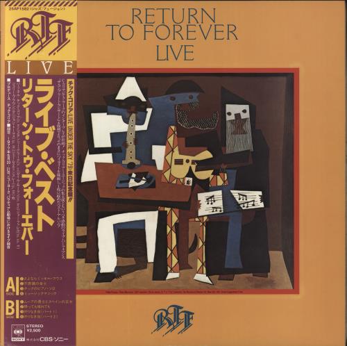 Return To Forever Live vinyl LP album (LP record) Japanese RFVLPLI821036