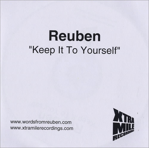 Reuben Keep It To Yourself CD-R acetate UK REUCRKE477825