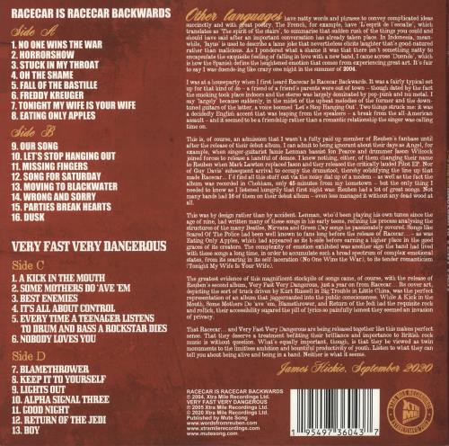 Reuben Racecar Is Very Fast - Clear Vinyl - RSD21 2-LP vinyl record set (Double LP Album) UK REU2LRA865176