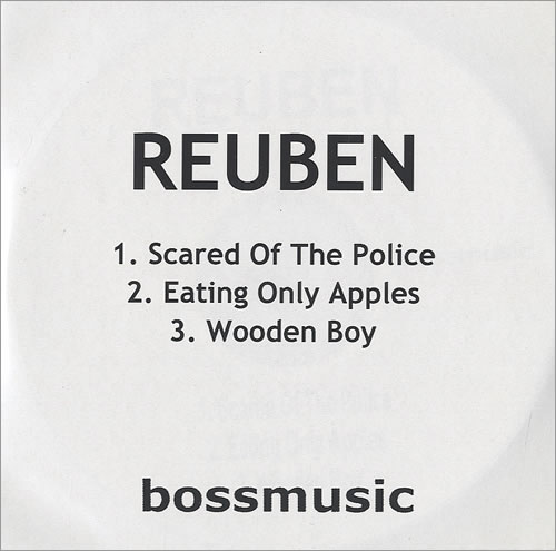 Reuben Scared Of The Police CD-R acetate UK REUCRSC484826