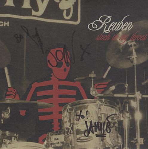 Reuben Set Of Three 7" Vinyl Singles - Autographed 7" vinyl single (7 inch record / 45) UK REU07SE408024