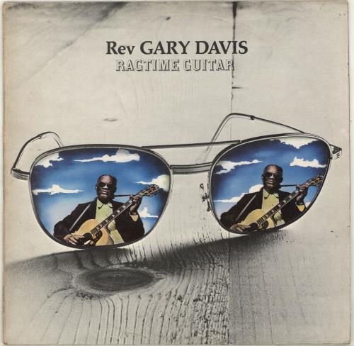 Rev. Gary Davis Ragtime Guitar - VG vinyl LP album (LP record) UK RVDLPRA704630