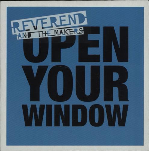 Reverend And The Makers Open Your Window - 4 tracks CD single (CD5 / 5") UK RVMC5OP665963