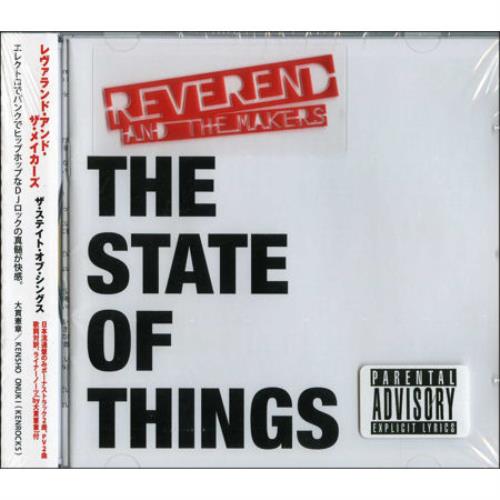 Reverend And The Makers The State Of Things CD album (CDLP) Japanese RVMCDTH409492