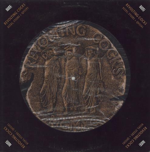 Revolting Cocks Beers, Steers & Queers - EX picture disc LP (vinyl picture disc album) US RVCPDBE814498