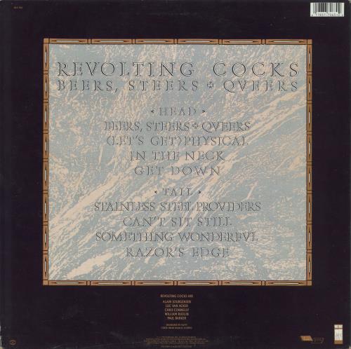 Revolting Cocks Beers, Steers & Queers - EX picture disc LP (vinyl picture disc album) US RVCPDBE814498