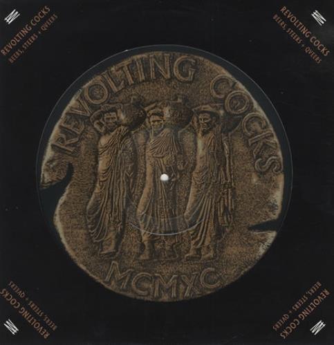 Revolting Cocks Beers, Steers & Queers - Sealed picture disc LP (vinyl picture disc album) US RVCPDBE412926