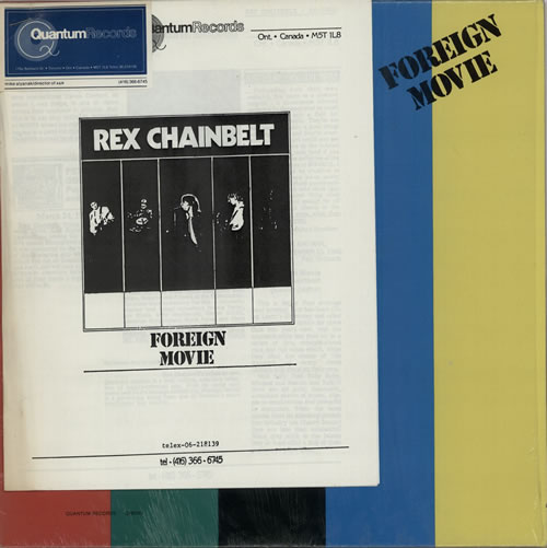 Rex Chainbelt Foreign Movie media press kit Canadian W42KIFO618880