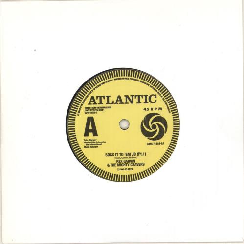 Rex Garvin & The Mighty Cravers Sock It To 'Em JB (Pt.1) / Memphis Soul Stew 7" vinyl single (7 inch record / 45) UK RA007SO734572