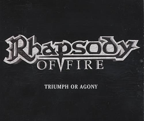 Rhapsody Of Fire Triumph Or Agony CD album (CDLP) German RFICDTR384659