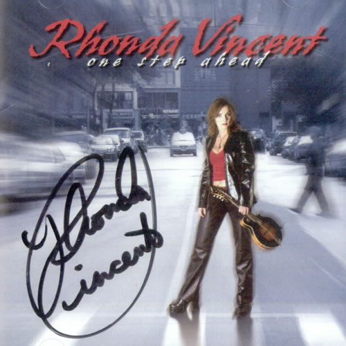 Rhonda Vincent One Step Ahead - Autographed US CD album (CDLP) (522358)