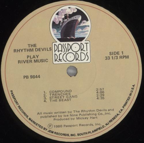 Rhythm Devils The Apocalypse Now Sessions - EX vinyl LP album (LP record) US RH8LPTH825115