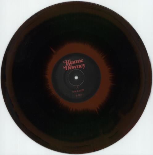 Rianne Downey Fuel To The Flame EP - Black / Red Merge Vinyl - Autographed 12" vinyl single (12 inch record / Maxi-single) UK 8UA12FU877105